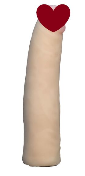 Насадка для страпона тілесна EGZO CIBERSKIN NSTR03 ( 18 см х 3,5 см ) Sex Aura