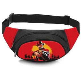 Сумка-бананка дитяча з принтом RDR поясна сумка для хлопчика (4693)