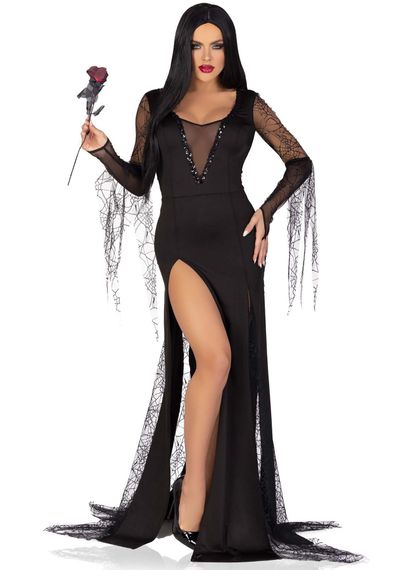 Еротичний костюм Мортіші Аддамс Leg Avenue Sexy Spooky Morticia L | Зображення 3