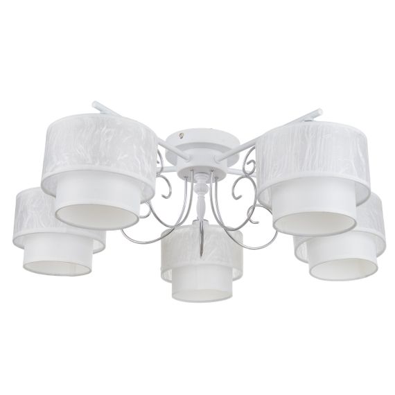 Люстра потолочная классическая E14 40W WH (BKL-499C/5)