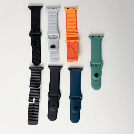 Комплект S1000 Pro Max - Smart Watch / Air Pro 2 / 7 ремінців (Чорний) | Зображення 6
