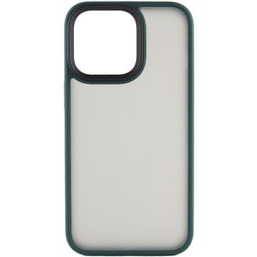 TPU+PC чехол Metal Buttons для Apple iPhone 12 Pro Max (6.7") Зеленый
