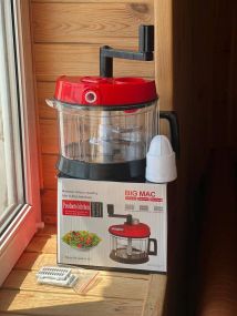 Овочерізка кухонний подрібнювач BIG MAC Hand cranked vegetable slicer AND LY-974