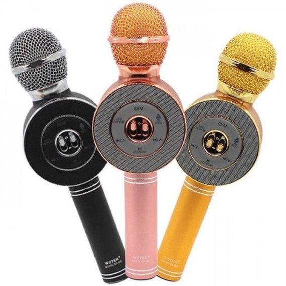 Караоке микрофон Wster WS-669 беспроводной микрофон с встроенным динамиком | Зображення 3