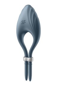 Регульоване ерекційне віброкольце для пар Satisfyer Duelist Темно-сірий
