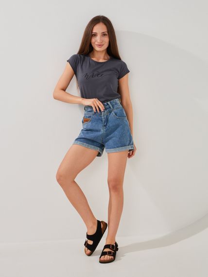 Футболка з принтом жіноча GENUA 26414 L Антрацит shop (2000999569975)