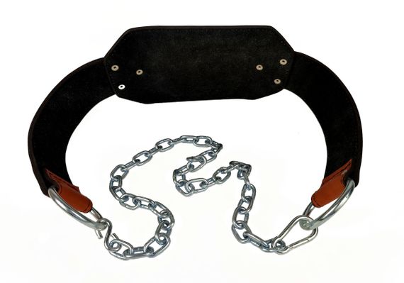 Пояс для обтяжень EasyFit (шкіра) до 250 кг коричневий (EF-DBC-250-BR) | Зображення 5