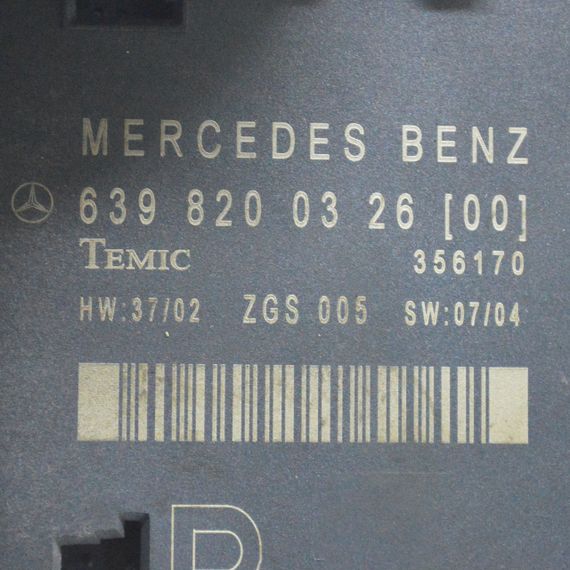 Блок комфорту Mercedes Vito W639 модуль дверей правих передніх Мерседес Віто 639 6398200326 | Зображення 1