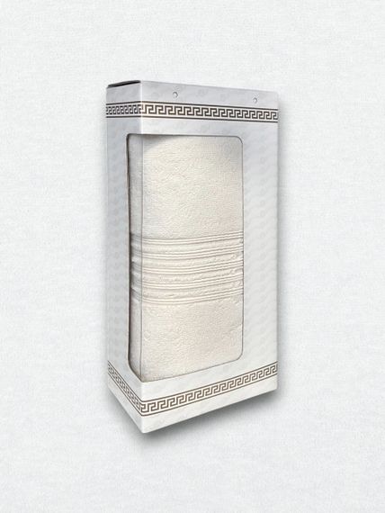 Полотенце махровое SB-7 Kayra 70x140 см. кремовый | Зображення 1