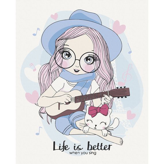 Картина по номерам "Жизнь прекрасна" 10390-AC 30x40