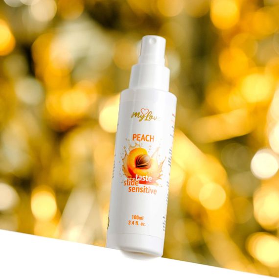 Інтимний гель-лубрикант - MyLove Taste Slide Sensitive Peach, 100 мл Sex Aura | Зображення 4