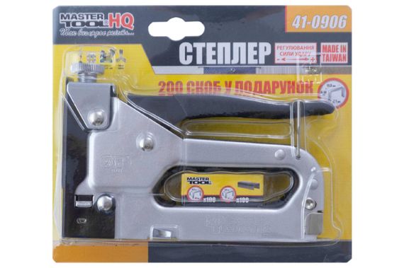 Степлер пружинный Mastertool - скоба 11,3 x 0,7 x 4-14 мм (41-0906) | Зображення 4