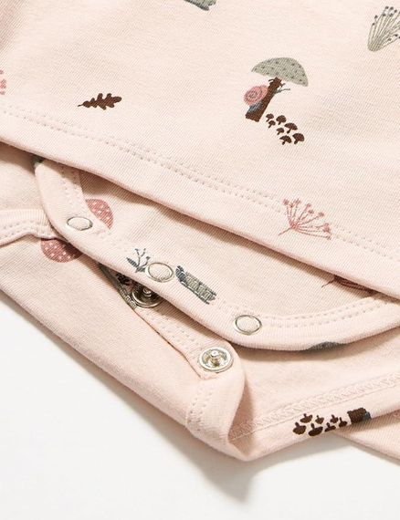 Дитяча сукня-боді для дівчинки Green Cotton 92 см Світло-рожева (251112102) | Зображення 3