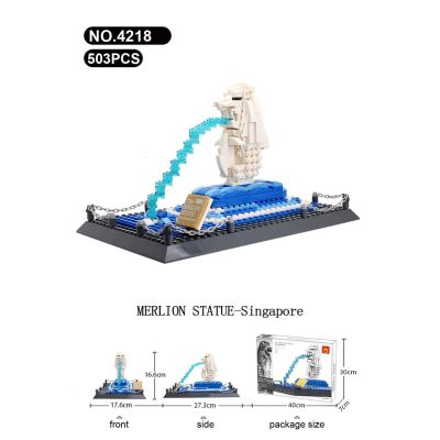 Конструктор Wange Статуя Мерліон, Сінгапур (WNG-Merlion) | Зображення 3