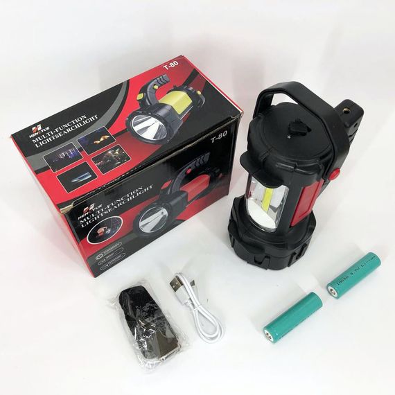 Аккумуляторная лампа для кемпинга T80C-5W+COB | Кемпинговая лампа фонарь | QV-990 Фонарь кемпинговый | Зображення 6