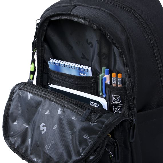 Рюкзак школьный YES TS-43L Just Black 550480 20.6 л | Зображення 8
