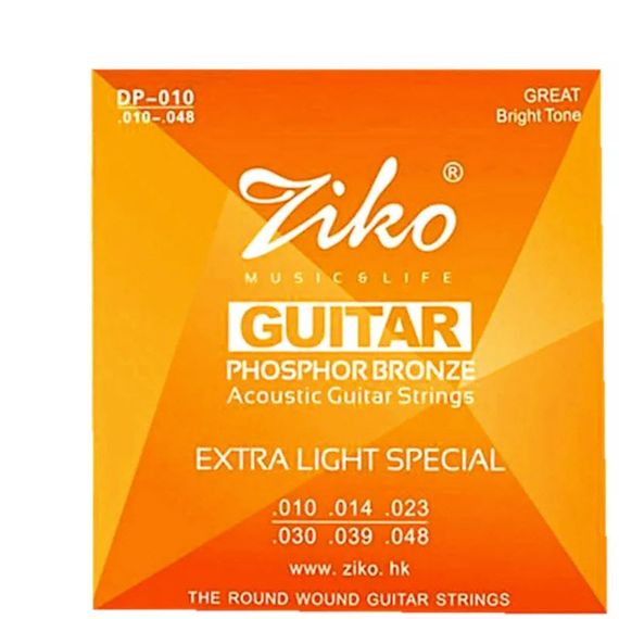 Струны Ziko ФОСФОР-БРОНЗОВЫЕ для акустической классической гитары 010-048 | Зображення 4