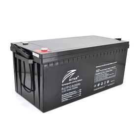 Аккумуляторная батарея с bluetooth Ritar LiFePO4 12,8V 200Ah 2560Wh BMS100@4S ( 522 х 240 х 219 (224) Q1