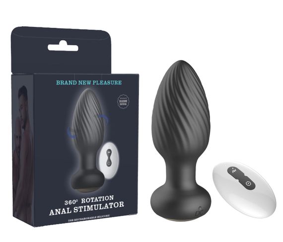 Анальна пробка - 360° Rotation Anal Stimulator Sex Aura