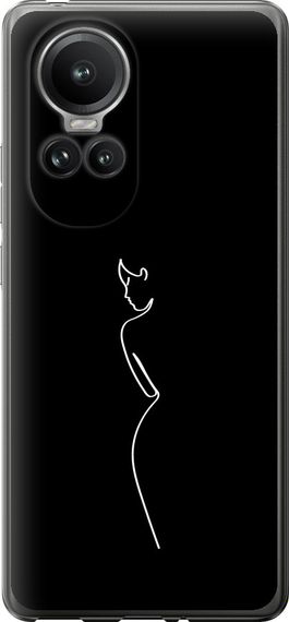 Чехол на Oppo Reno10 Pro Силуэт1 "4590u-3109-17620"