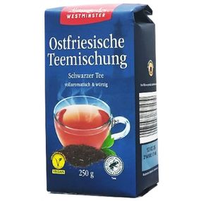 Чай чорний листовий Westminster ostfriesische teemischung, моночай 250 г, Німеччина, Східно-Фризька Купаж