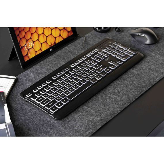 Клавіатура 2E 2E KS120 USB-A Black (2E-KS120UB_UA) | Зображення 2
