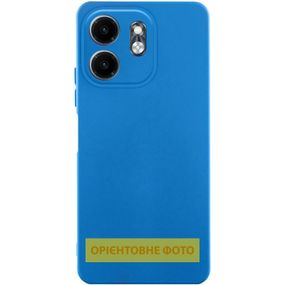 Чехол TPU GETMAN Liquid Silk Full Camera для Xiaomi Redmi 12C Синий / Royal blue