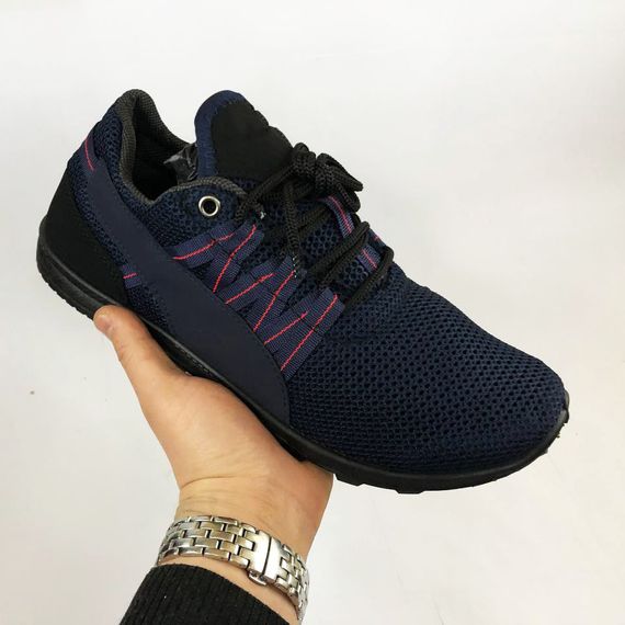 Текстильные кроссовки сеткой 44 размер | Спортивные кроссовки мужские летние | RQ-590 Кроссы мужские | Зображення 4