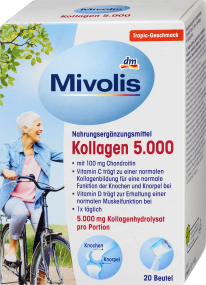 Коллаген Mivolis Kollagen 5000 – укрепление суставов, связок и сухожилий, 20 порций, Германия