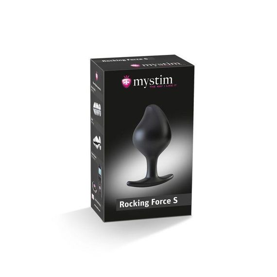 Силиконовая анальная пробка Mystim Rocking Force S для электростимулятора, диаметр 3,7см | Зображення 4