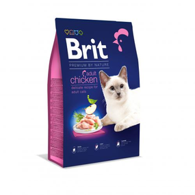 Сухой корм Brit Premium для кошек с курицей 8 кг