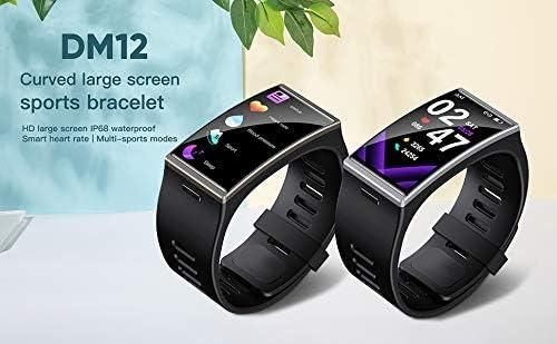 Умные часы DM12 сенсорные 1,9", водонепроницаемость IP68, Bluetooth 5.0, смарт часи для Android и iOS унисекс | Зображення 8