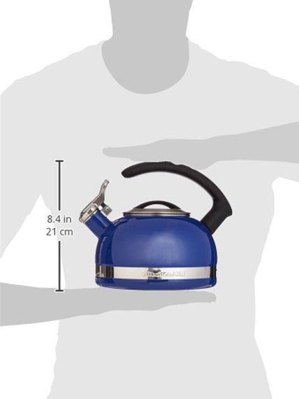 Чайник KitchenAid KTEN20CBDB 2.0-Quart Kettle with C Handle and Trim Band - Doulton Blue | Зображення 1