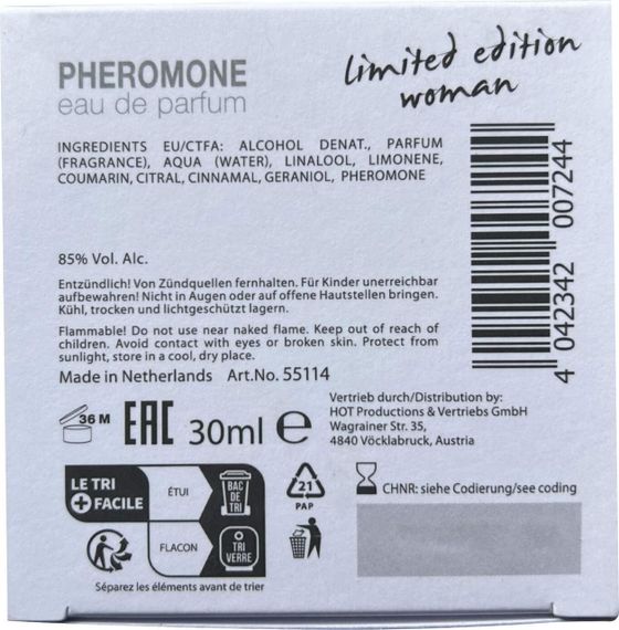 Туалетная вода для женщин HOT Dubai Limited Edition, с феромонами, 30 мл sexstyle | Зображення 4