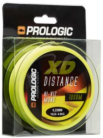 Леска Prologic XD Distance Mono 1000M 0.35Mm 8.10kg 18Lb Hi-Viz Yellow