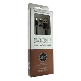 Кабель USB Магнітний 3in1 / Lightning / micro-USB / type-C