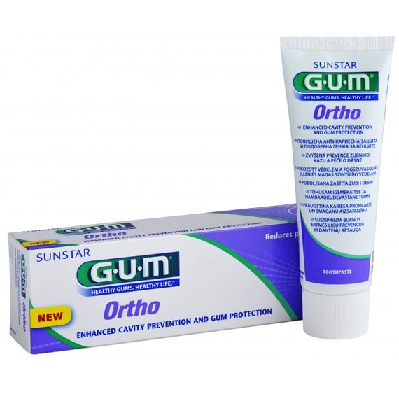 Зубна паста-гель GUM ORTHO, 75 мл | Зображення 1