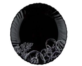 Салатник Vittora Black Овочевий етюд V-175Bvs 17.5 см