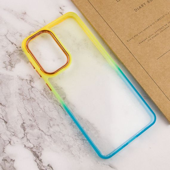 Чохол TPU+PC Fresh sip series для Xiaomi Redmi Note 11 Pro 4G/5G / 12 Pro 4G Бірюзовий / Помаранчевий | Зображення 2