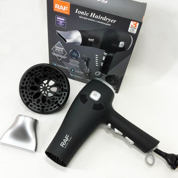 Фен для укладки с холодным обдувом, Фен для разных типов волос красивой укладки волос AY-50 | Зображення 6