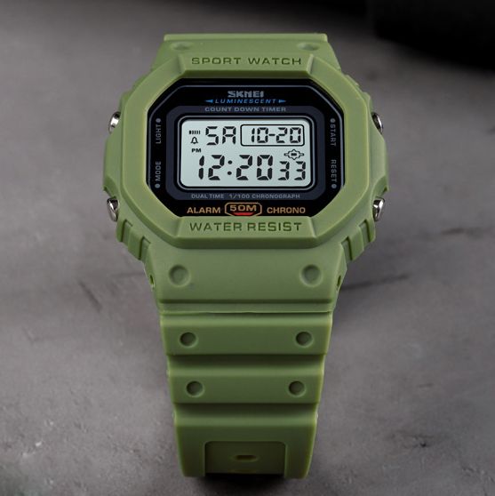 Чоловічий годинник Skmei 1628 Military | Зображення 3