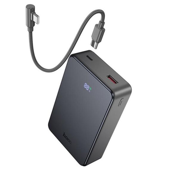 Портативний ЗП Power Bank Hoco J170A Starlight 22.5W+PD20W with cable 20000 mAh Metal gray | Зображення 2