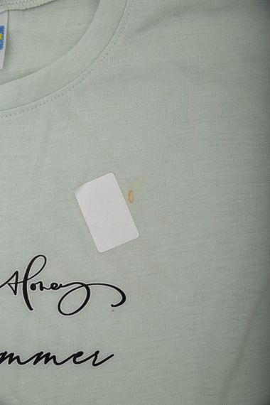 Пижама женская с принтом  -уценка, цвет мятный, 243R2107-U-5 | Зображення 5