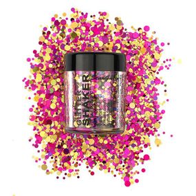 Глиттер-шейкер (блестки) Конфетти Розовый Stargazer Confetti Glitter Shaker Pink