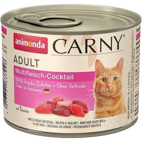 Вологий корм для котів Animonda Carny Multi Meat Cocktail мультим'ясний коктейль 200 г