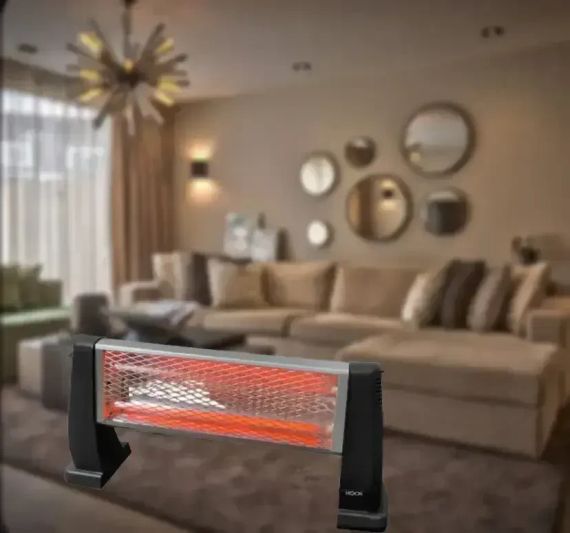 Обігрівач кварцевий інфрачервоний Hook 1000W HK-406 | Зображення 2