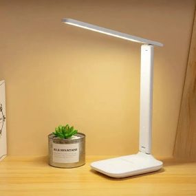 Настольная лампа сенсорное управление без аккумулятора, три режима света LED L02 10W USB 5V white