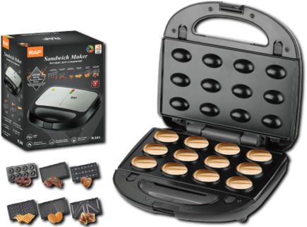 Мультимейкер 6в1 з 850W потужності та змінними пластинами Tefal RAF541 (41348-RAF541_1201) | Зображення 2