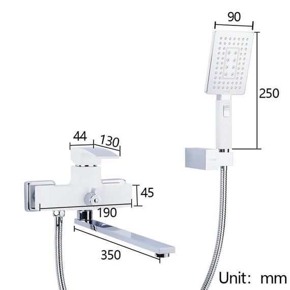 Змішувач для ванни Gappo Jacob G2207-7 | Зображення 1