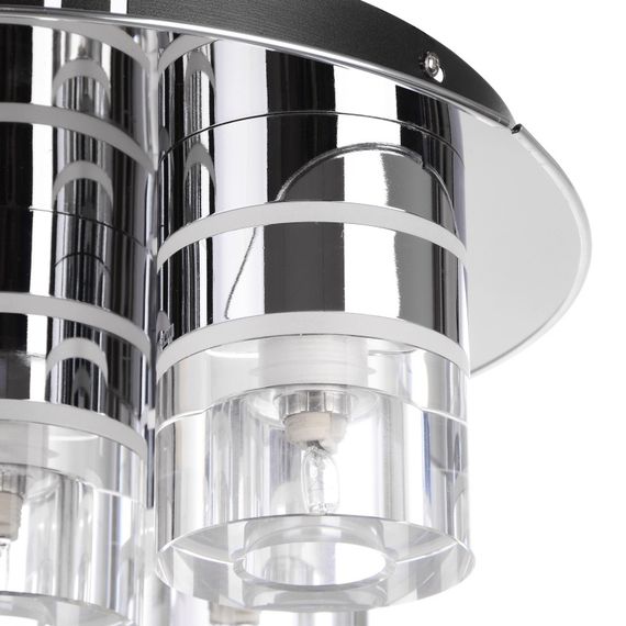 Люстра галогенная с подсветкой LED G9 40W CH (BL-651S/5) | Зображення 1
